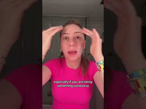 Sunscreen Hack for Sensitive Eyes #shorts