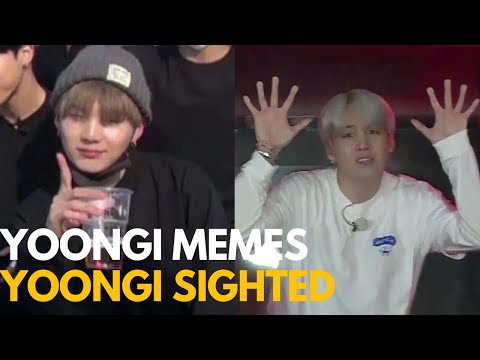 Yoongi memes because we saw Yoongi again