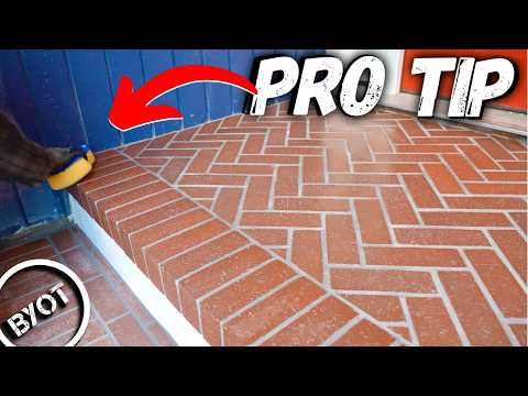 DIY Brick Veneer Patio Transformation