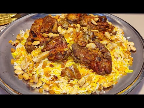 مندي اللحم الفاخر بطريقة سهلة مبسطة وطعم رااائع مع أطيب صوص دقوس 👌🏻😍