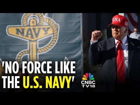 Trump Celebrates 250 Years Of US Navy Strength In Norfolk | US Navy's 250th Anniversary | N18G
