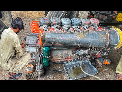 Dynapac Road Roller Engine Rebuild \\ Complete Assembling