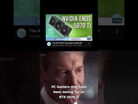 Nvidia ended the RTX 5070 Ti