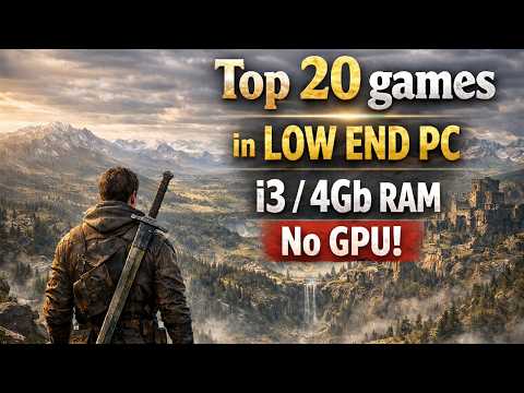 Top 20 Best Low-Spec PC Games for i3 / 4GB RAM in 2026 – Play ANY Game Smoothly!