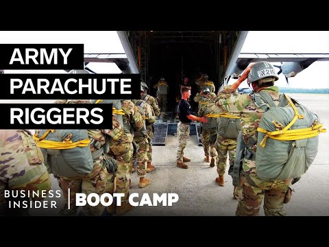 How 75,000 Parachutes Are Packed Each Year At Army Airborne School | Boot Camp