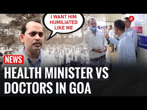 Goa Health Minister Vishwajit Rane In A Fix As Goa Hospital CMO Demands Public Apology