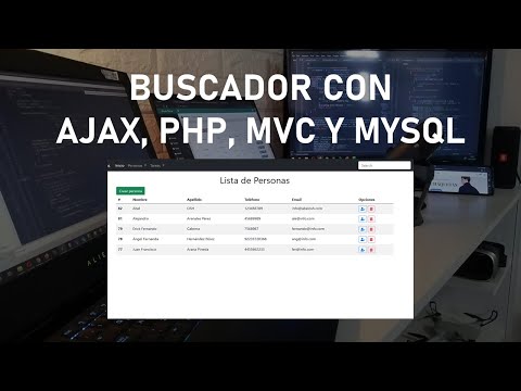 Buscador con AJAX, PHP, MVC y MySQL - Parte 2 - Clase 32