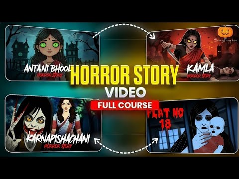 Make VIRAL AI Horror Stories in Minutes | Complete course 