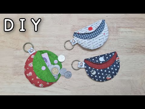EP256 : DIY Mini Coin Bag | Bag sewing tutorial