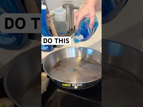 Remove FOOD From Your Stainless Steel #food #stainlesssteel #wow