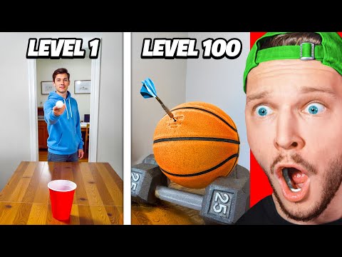 Trickshots From Level 1 To Level 100!