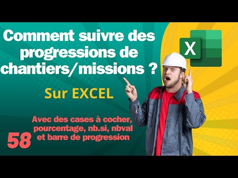 Comment calculer et afficher des barres de progression ? ✅ Comment fonctionne excel n°58