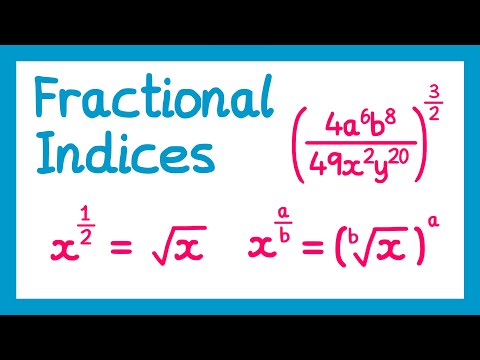 Fractional Indices - GCSE Higher Maths