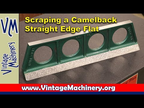 Scraping a Camelback Straight Edge Flat