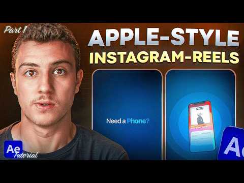 How to Create Viral Apple-Style Instagram Reels in After Effects! (3D iPhone Masterclass – Part 1)