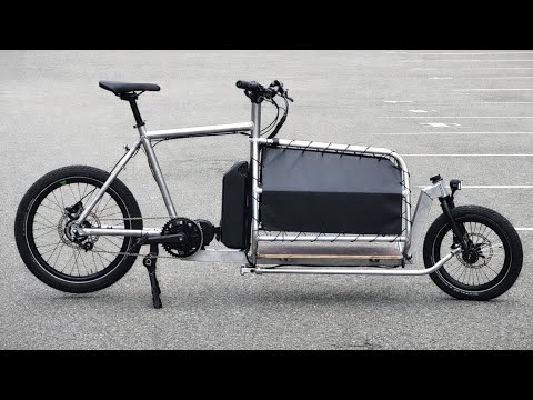 I Built an Electric Cargo Bike That’s Barely Bigger Than a Normal Bike!