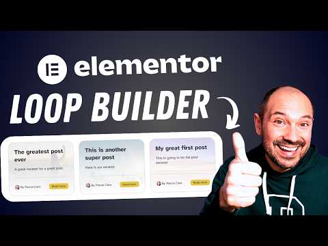 Elementor Loop Builder Tutorial – Create Custom Blog Cards 🤩