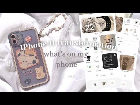 What’s on my phone in 2023🧸 phone transformation, iPhone 11, favorite apps, aesthetic