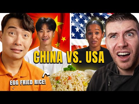 Pro Chef Reacts.. To Chinese vs Black Fried Rice SO PAINFUL TO WATCH