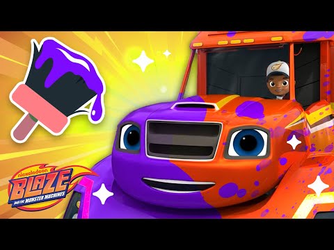 Makeover Machines #20 w/ Big Rig Blaze! 🚚 Games for Kids | Blaze and the Monster Machines