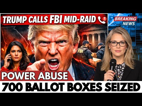 BREAKING TRUMP CALLS FBI AFTER GEORGIA RAID, TULSI GABBARD ON SPEAKER, 700 BOXES SEIZED TODAY NOW