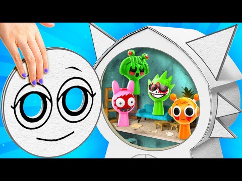 Sprunki Zombie Apocalypse 🧟‍♂️ *We Built Cardboard Mini Hospital To Save Sprunki*