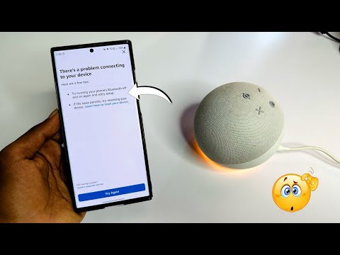 There's a problem connecting to your device Amazon Alexa eco dot