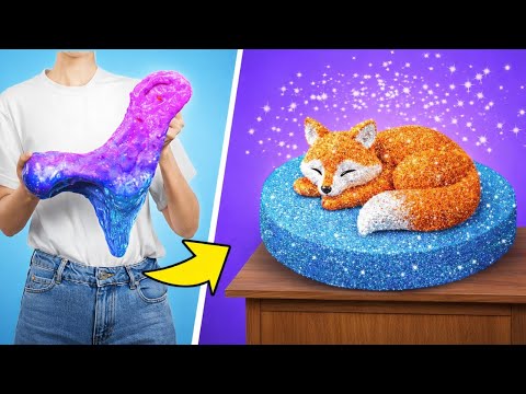 We Mixed EVERYTHING That Shines! Crazy Slime & Colors ✨🌈🫧