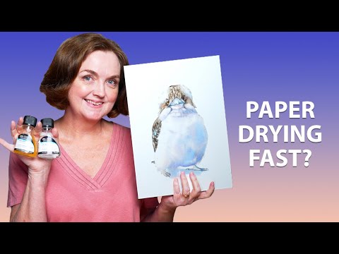 Why is my paper drying so fast? Wet on wet tips.