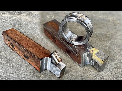A lathe turning tool making for broken drill tap | Amazing idea for tools made for old drill bits