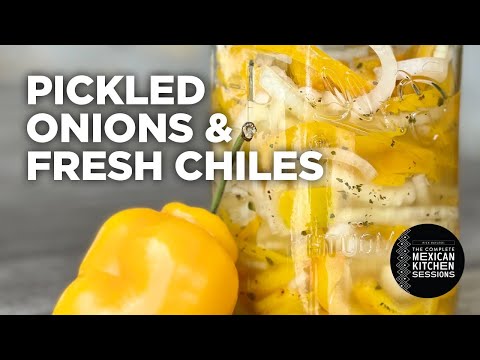 My New Favorite Condiment: Pickled Onions & Fresh Manzano Chiles