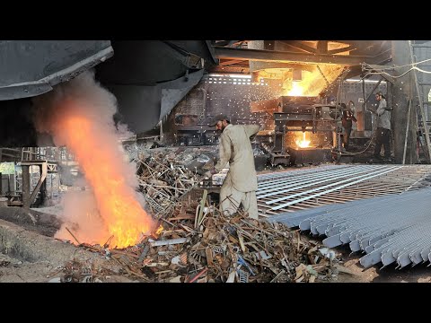 How Mega Factory Recycling Millions of Tons Scrap into Heavy Duty Metal Angular Bars