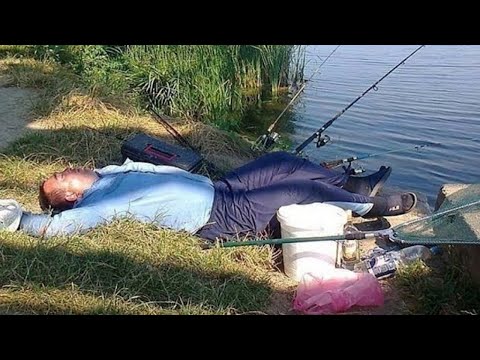 ПРИКОЛЫ ПРО РЫБАЛКУ 2025 - Самое смешное, ржака на рыбалке, до слез #9