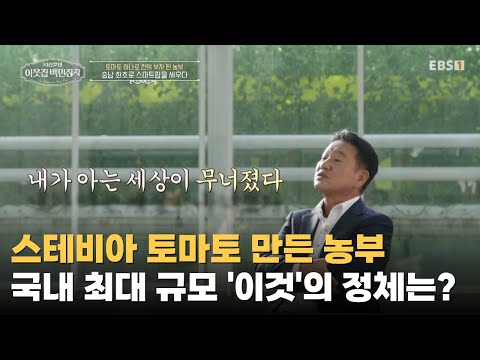 농사로도 성공할 수 있다는 걸 증명하다ㅣ무려 5만 평, 국내 최대 규모의 ‘이것’ㅣ#서장훈의이웃집백만장자