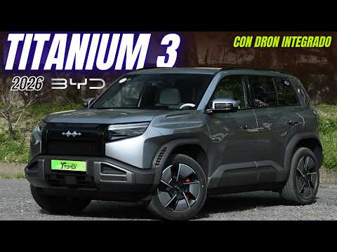 ¡BYD TITANIUM 3 2026 con DRON integrado! El SUV e más futurista y económico 🚀⚡