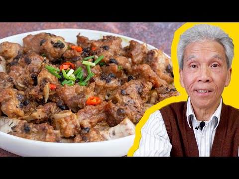😊  Dad's JUICY Taro Steamed Spare Ribs (芋頭蒸排骨)!