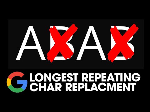 Longest Repeating Character Replacement - 424. LeetCode - Java