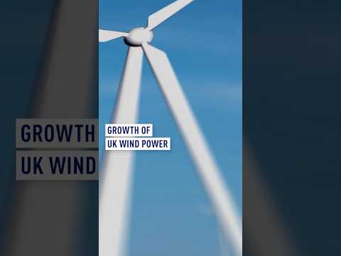 Growth of UK wind power