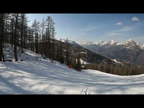 Saludes - Piste rouge - Serre Chevalier - Mars 2022 - GoPro10 HD 60P