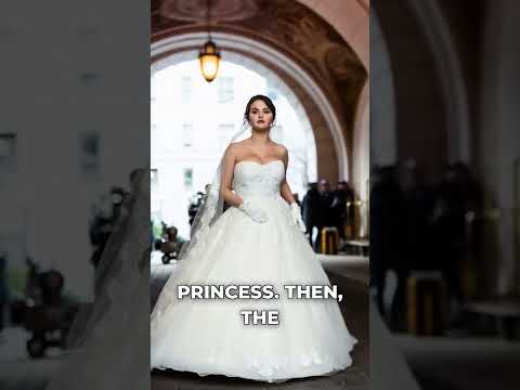 Selena's 4 Gowns & Benny's Denim Wedding Twist! #selenagomez #bennyblanco #lovestory #disneykid