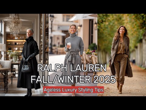 Ralph Lauren Fall/Winter 2025: Ageless Luxury Styling Tips