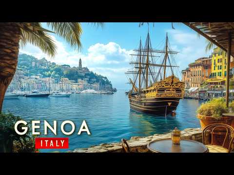 Genoa Walking Tour 4K | Discover Italy’s Historic Seaside City