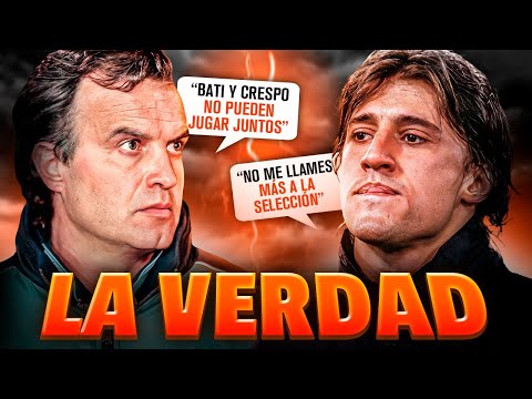 He lied to him to make BATISTUTA a 9 🔥 The full story of the fight between BIELSA and CRESPO