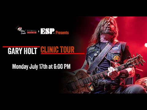 Gary Holt x ESP Clinic Tour LIVESTREAM at Pitbull Audio