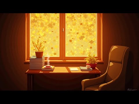 Amber Leaves Reverie - Lo-fi Beats for Homework Time