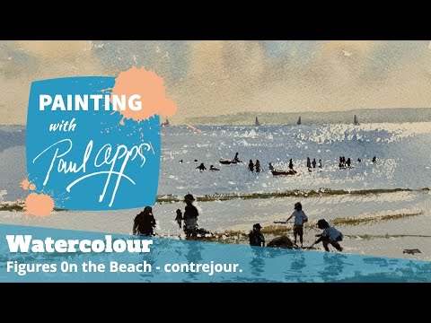 How to Paint Simple Figures on a Beach - Contrejour.