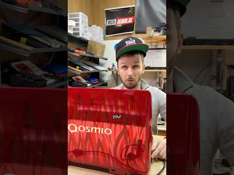 Toshiba Qosmio Gaming Laptop is #tech from 2008 that 2025 could learn from! #pc #technology #shorts