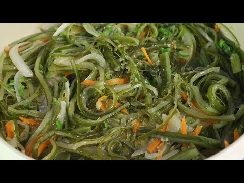 1,000원으로 만드는 기사식당 미역줄기볶음