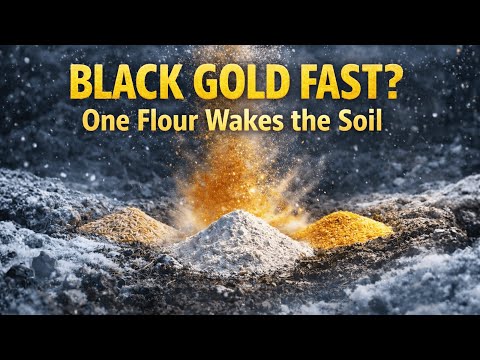 Flour vs Soil Microbes 🌱 Which Flour Turns Dirt Into BLACK GOLD Fast Wheat, Rice or Corn.