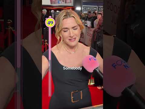 I need to see a Kate Winslet biopic starring Mia Threapleton ASAP!